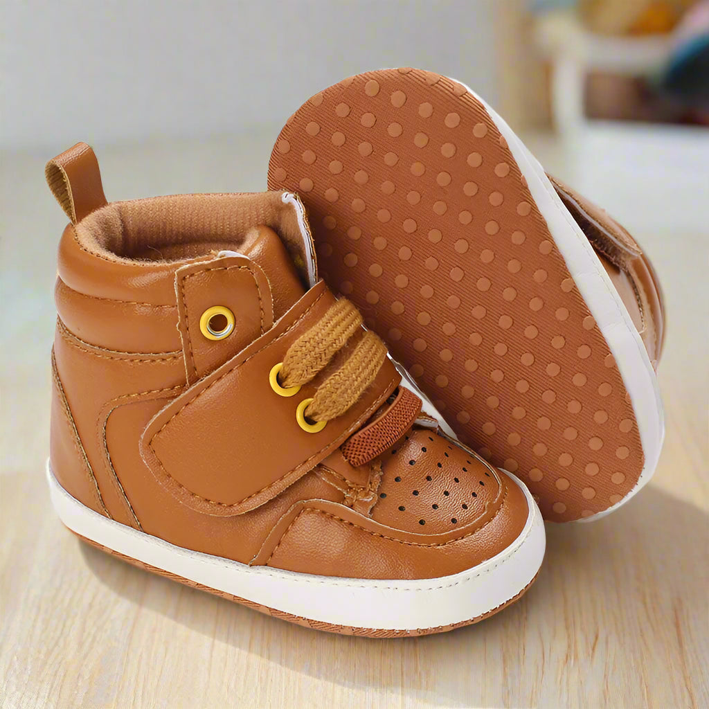 Babies First Walkers Brown Shoes