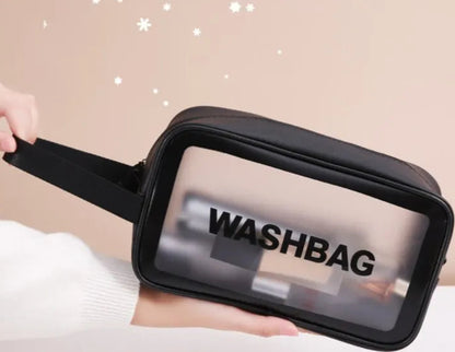 Portable Transparent Waterproof Cosmetic and Toiletry Bags