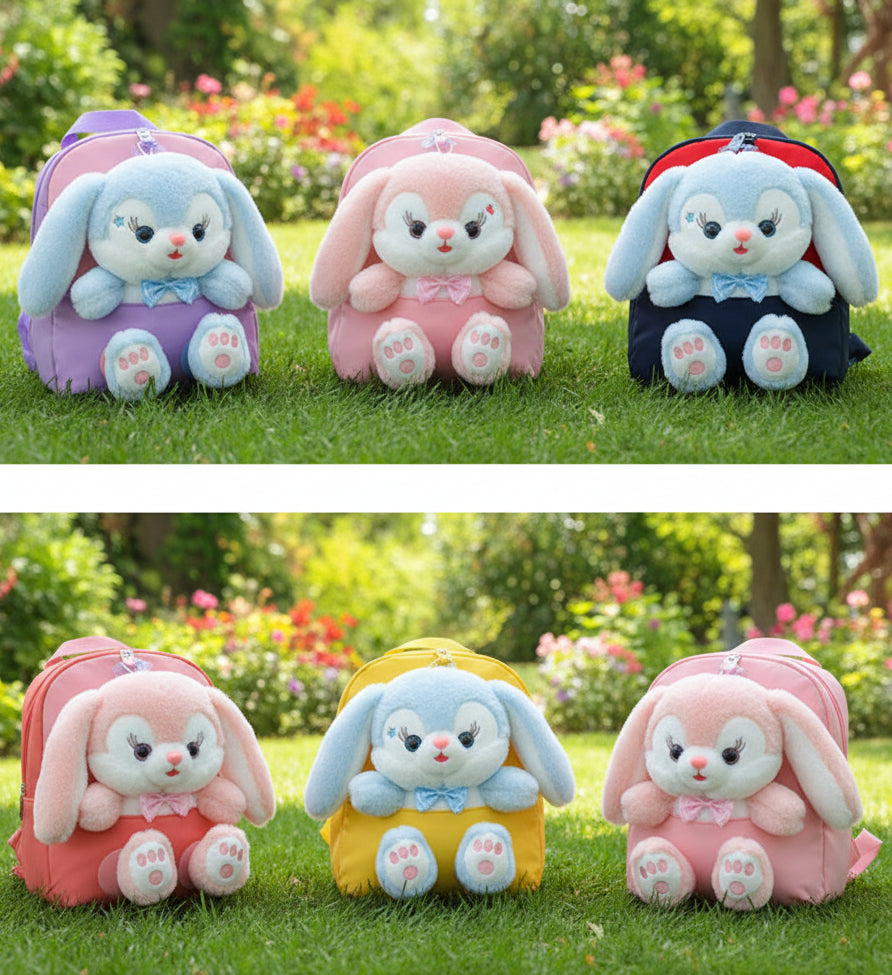 Plush 3D Rabbit Backpacks