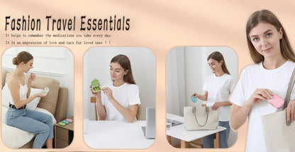 Mini Portable Pills Organizer Cases