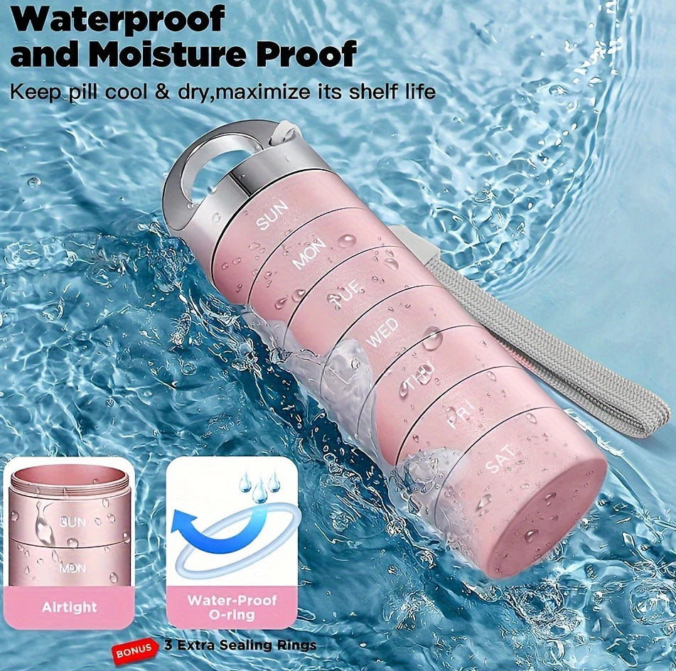 Metal Travel Portable Pill Organizers