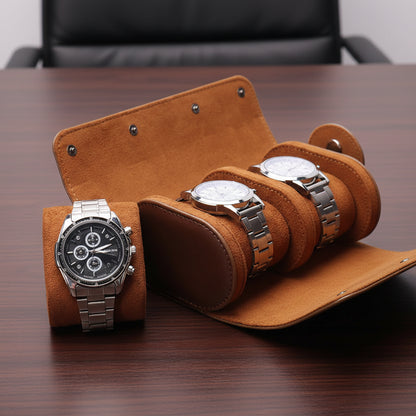 Black/Brown Watch Travel Cases
