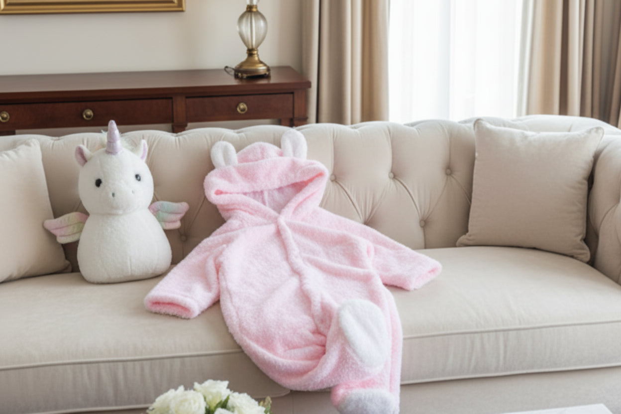 Bear Style Hooded Rompers