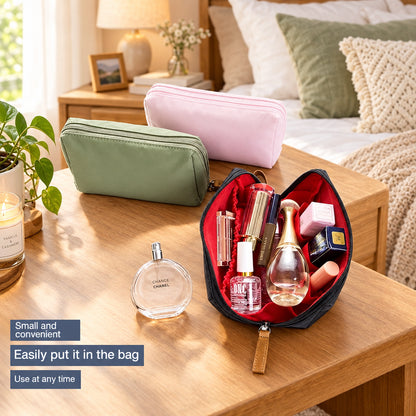 Partitioned Large Capacity Cosmetic Bags