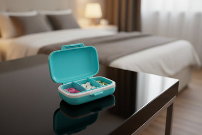 Mini Portable Pills Organizer Cases